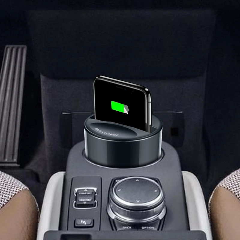 

Fast Wireless Charger Car Charger Cup Car Charger Bracket 3-In-1 Wireless Charger