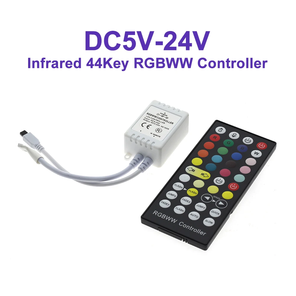Светодиодный RGB ИК пульт дистанционного управления DC12V 24Key/44 Key двойной выходной