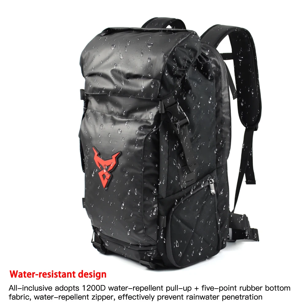 

New Waterproof Motorcycle Tail Bag Multi-functional Durable Rear Motorcycle Seat Bag High Capacity Motorcycle Rider Backpack2020