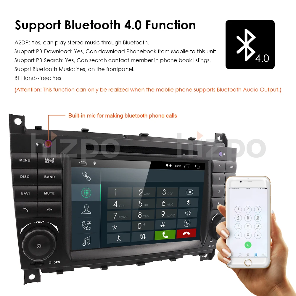 2 грамма Android9.0 2DIN CarDVD gps для Mercedes/Benz W203 W209 W219 a-класс A160 c-класс C180 C200 CLK200 Радио стерео 4G wifi DTV