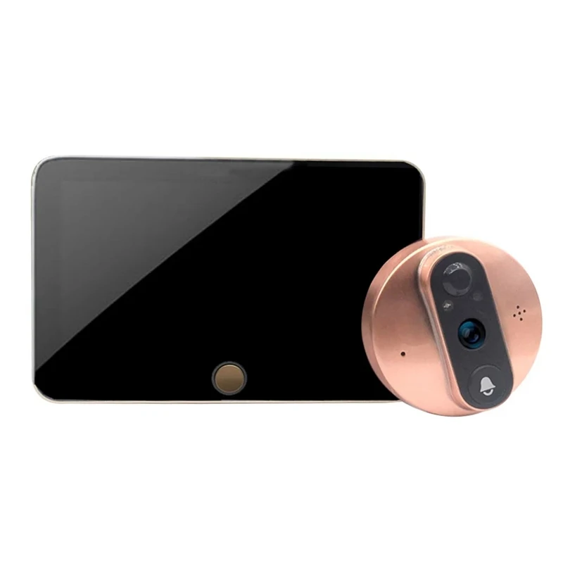 4 3 дюймов WIFI умный ЖК-дисплей Цифровой глазок дверная Камера просмотра HD монитор