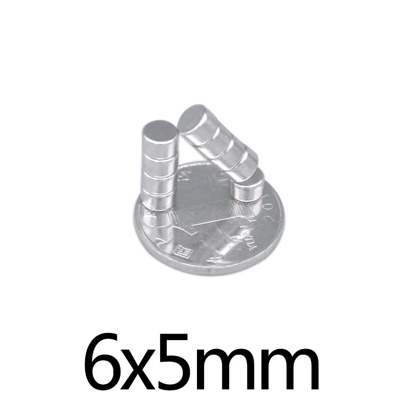 

50/100/200/500 шт., неодимовые мини-Магниты 6x5 мм