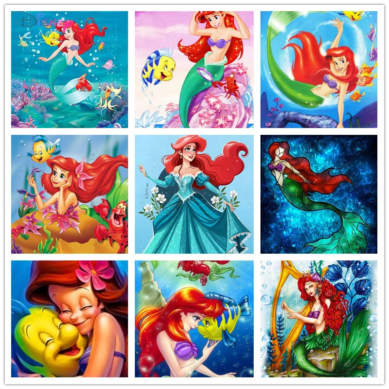 Алмазная живопись сделай сам Набор для вышивки крестиком из Дисней маленькая