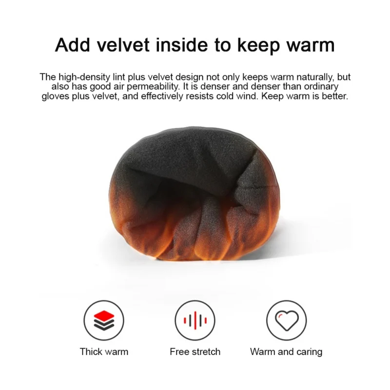 1 пара лыжные перчатки теплые варежки для снегохода ветрозащитные зимние