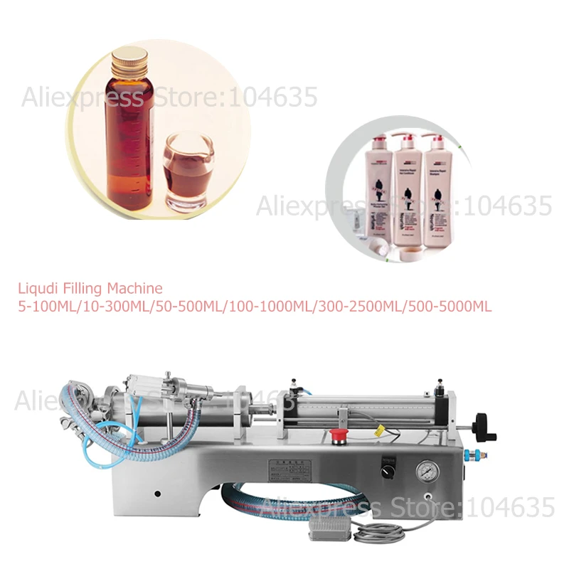 Полуавтоматическая одноголовочная высокоточная машина для розлива вязких