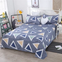 quality three piece set bed sheet pillowcase 100 skin friendly bed sheet pillowcase sanded bed sheet double single bed sing