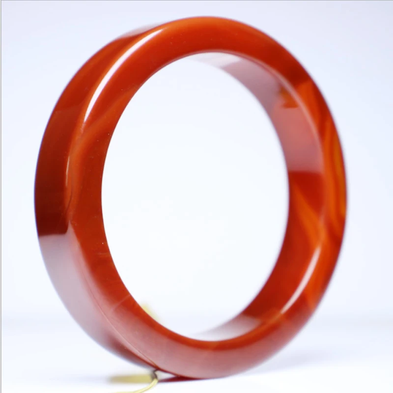 Эксклюзивный дизайн агат ретро-безопасный браслет с толстым красным квадратным