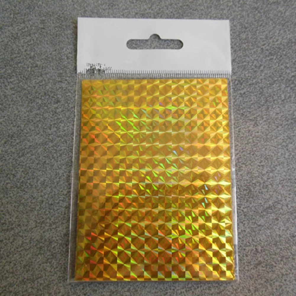 

2Pcs Holographic Adhesive Film Flash Fishing Lure Sticker Tape Fish Accessories