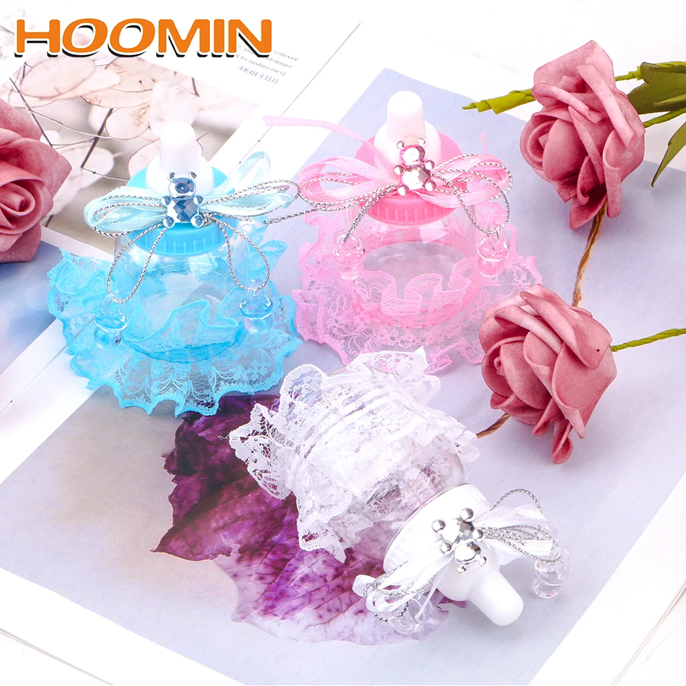 HOOMIN девочка мальчик ребенок душ украшения милый медведь Серебряная Веревка для