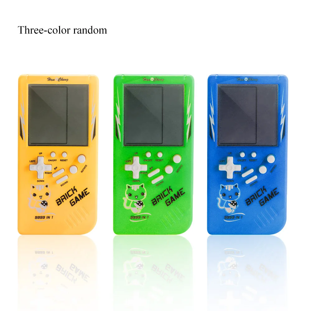 Ретро портативные игры Tetris классические детские электронные игровая консоль