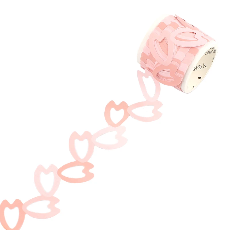 1 шт. Kawaii васи лента Сакура полые геометрические маскирующие ленты милые DIY
