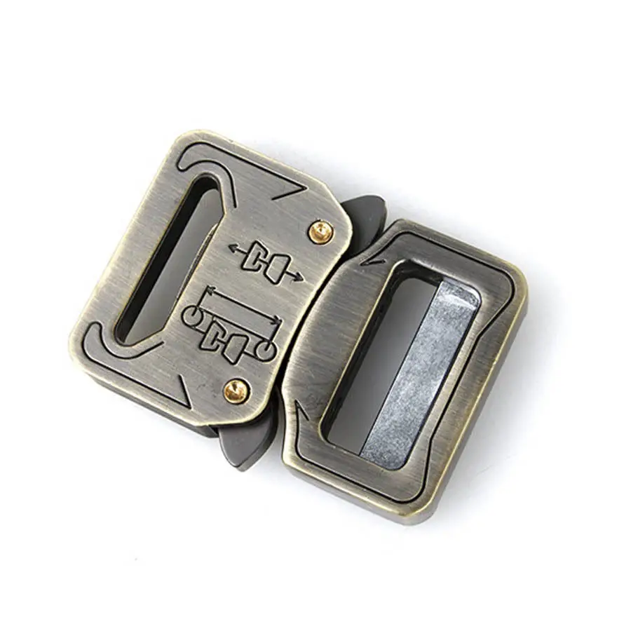 Высококачественная Черная Тактическая Военная 1 дюймовая пряжка для ремня |