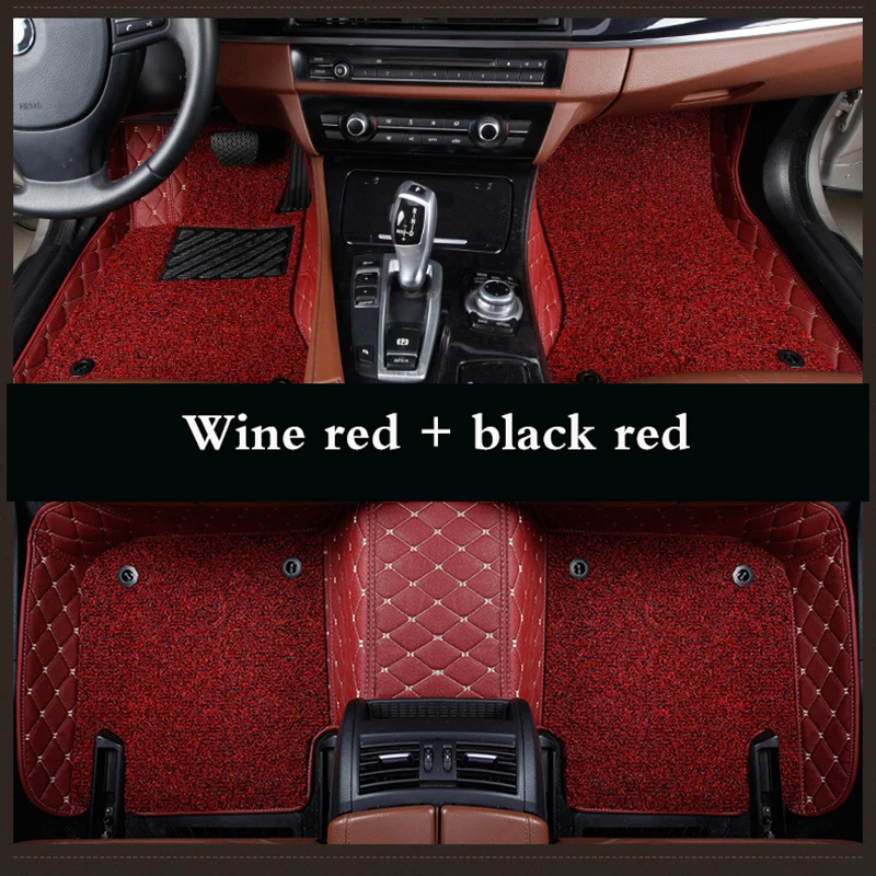 

Custom car floor mats for peugeot all models 307 206 308 407 207 406 408 301 508 2008 3008 4008 Auto accessories car styling