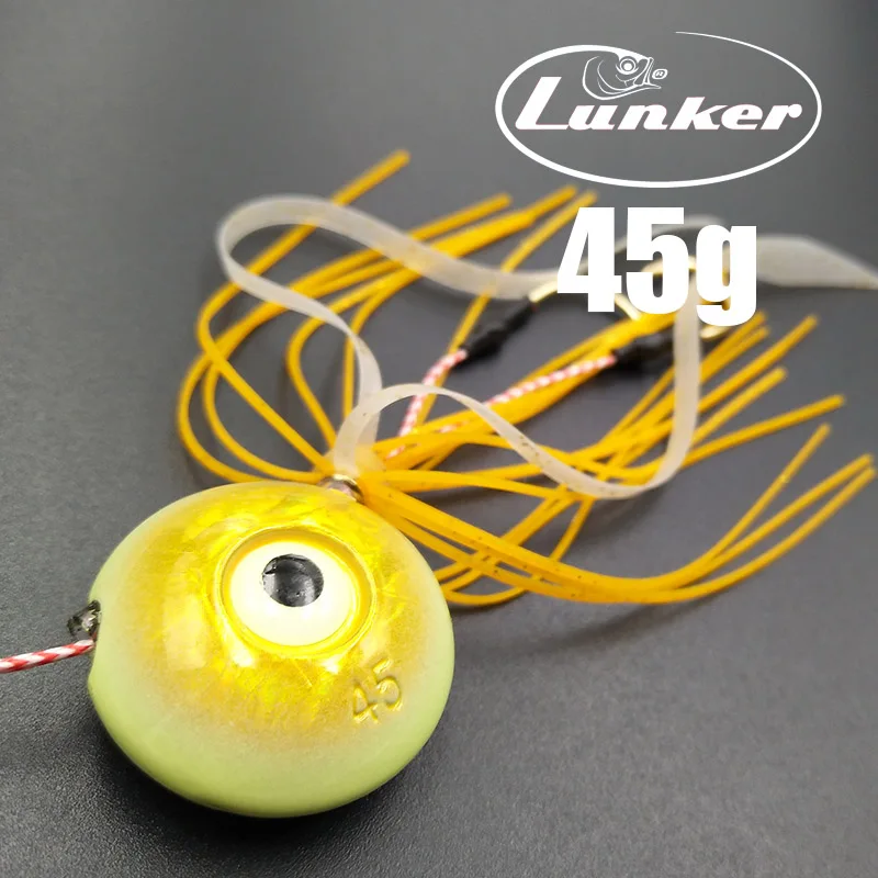 Резиновая приманка Lunker tai kabura 45 г 5 шт. металлическая Мормышка madai red snapper японские