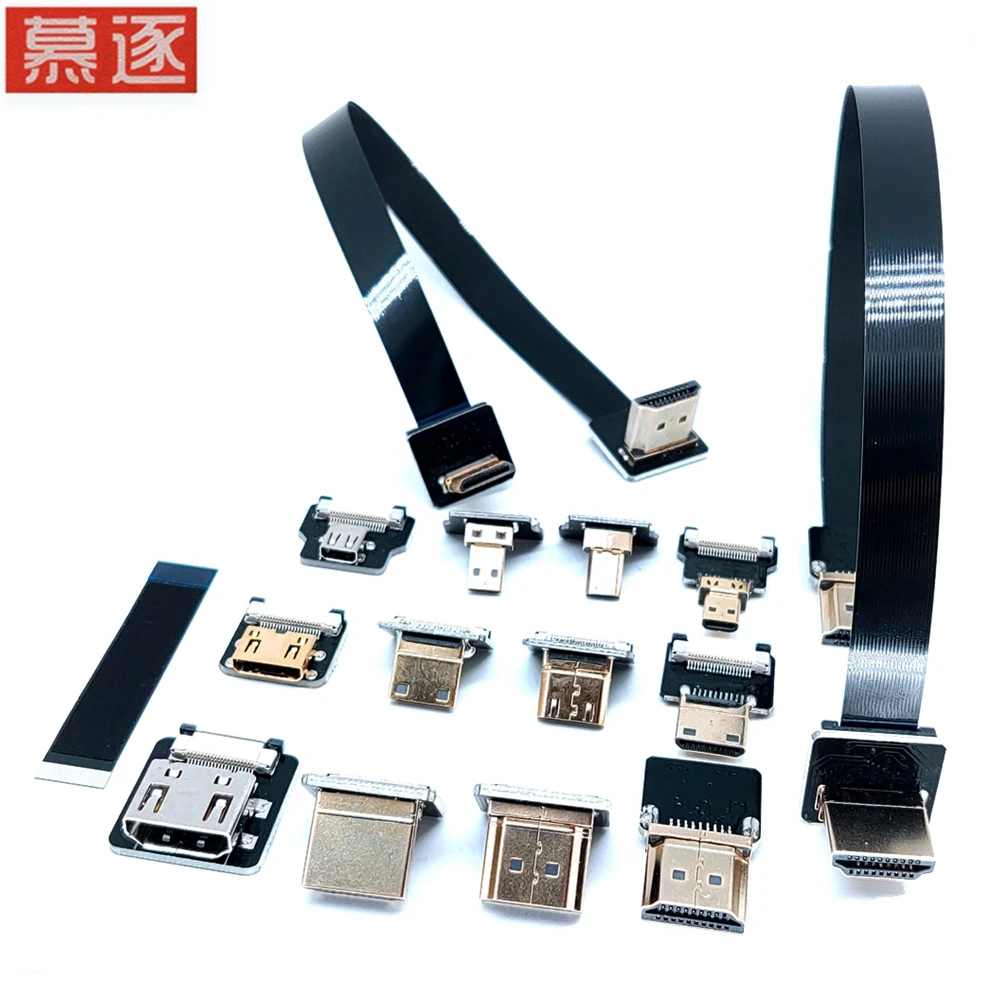 Совместимый с HD гибкий кабель для антенны PTZ FPV Стандартный micro HD-совместимый