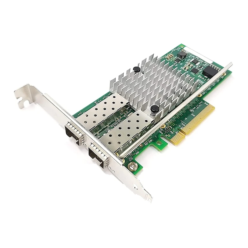 

Двухпортовый 10Gbe SFP + волоконно-оптический PCI-Express гигабитный Ethernet-сервер адаптер 2 порта сетевой интерфейс контроллер карта