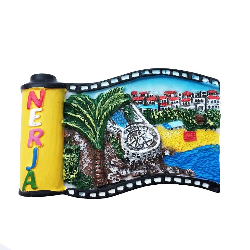Nerja Spain Madrid Seville Torido Barcelona Fridge Magnet Souvenir Refrigerator Magnets | Дом и сад