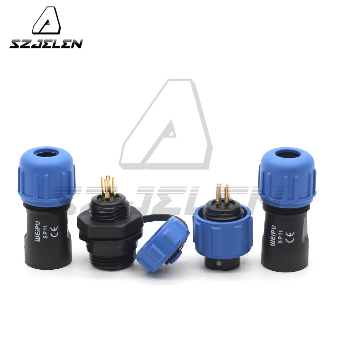 SP11 Type 4-Pin Docking Waterproof Connector Plug &amp Socket Aviation Industrial Equipment Wire Male and Female IP67 | Обустройство