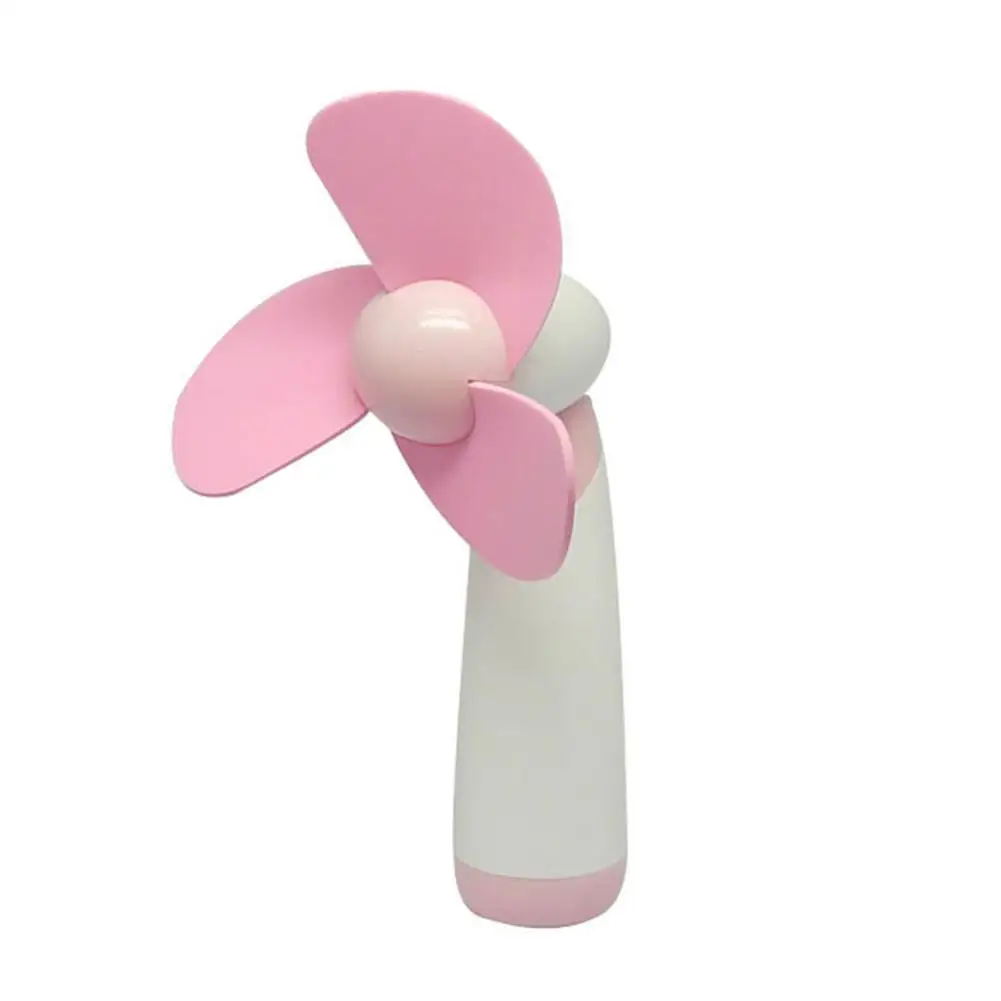 

Летний Портативный электрический вентилятор, студенческий портативный мини-вентилятор с мягкими лезвиями (случайный цвет)