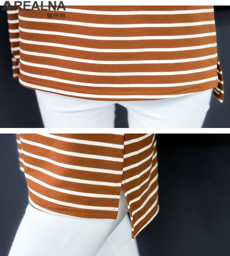 

Plus Size Women's Shirts long Sleeve Tops Cotton 2020 autumn Blouse simple Ladies Tops Striped Femme Shirt blusas femininas 4XL