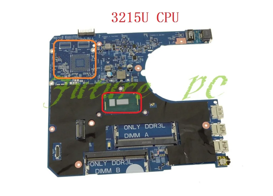 Протестированная материнская плата JOUTNDLN для ноутбука Dell Latitude 3460 2F12F 02F12F CN 3215U