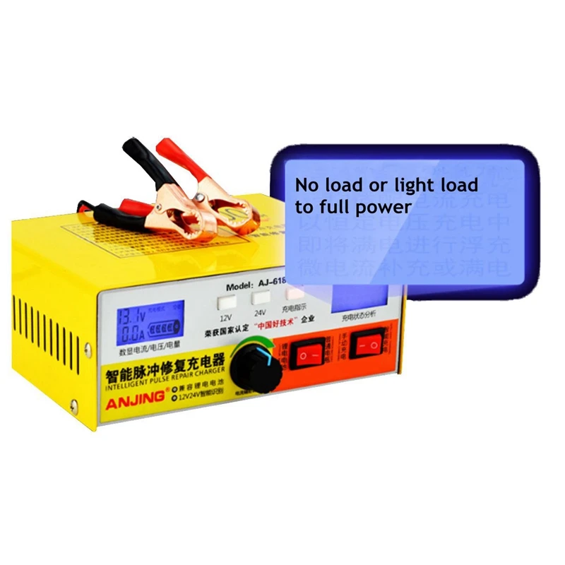 AABB-Automatic Intelligent Pulse Repair Type 12V/24V 400Ah Car Battery Charger Aj-618