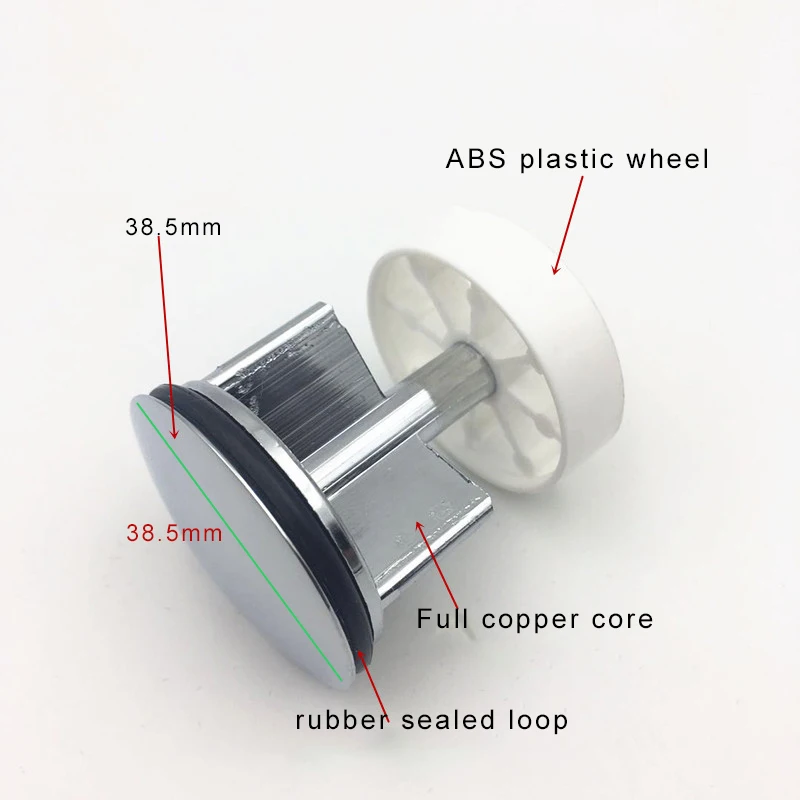 Круглая крышка для раковины пробка кнопка 38 мм выдвижная заглушка слив дома