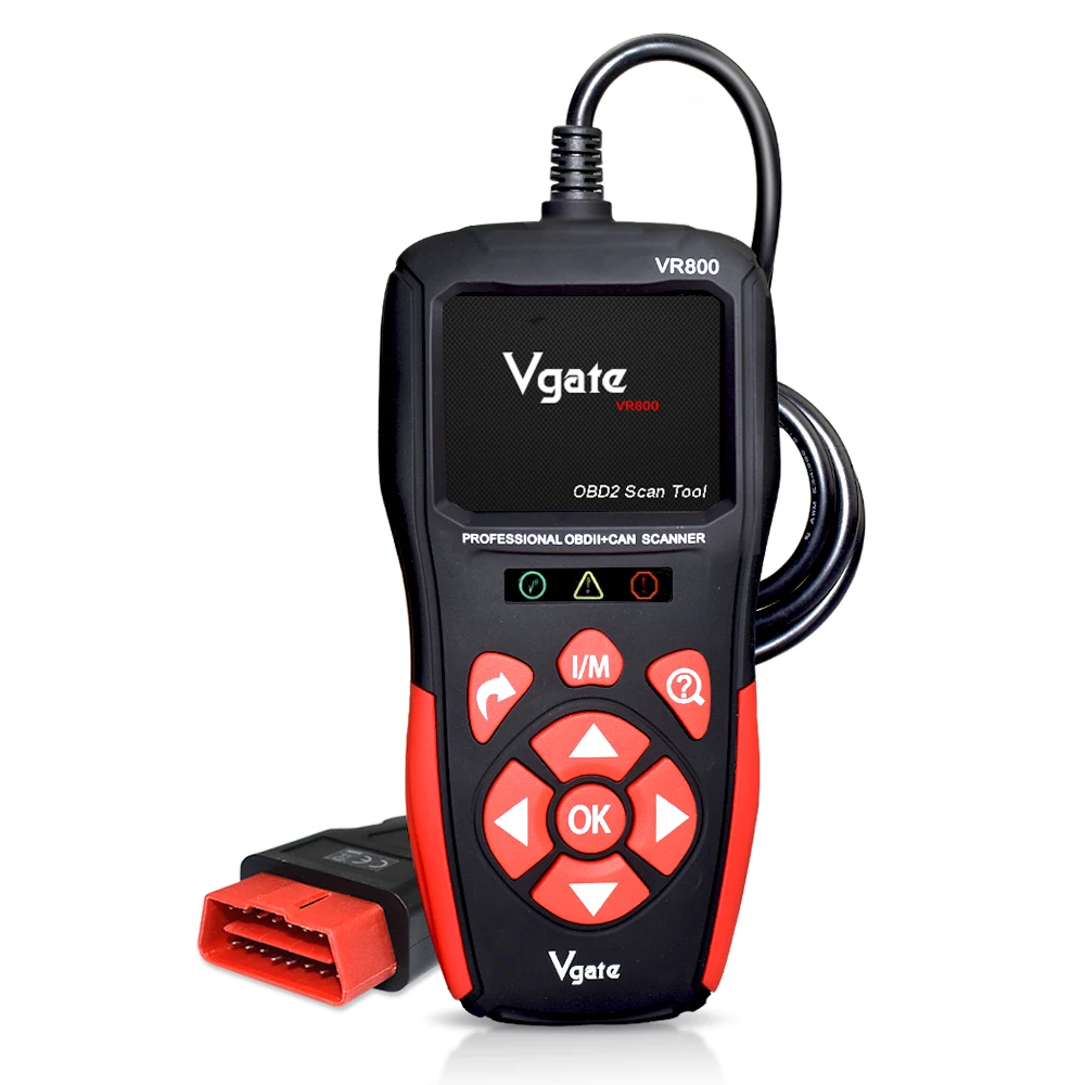 Диагностический сканер Vgate VR800 OBD2, считыватель кодов неисправности двигателя, диагностический прибор EOBD OBDII, несколько языков, поддержка 10 режимов тестирования