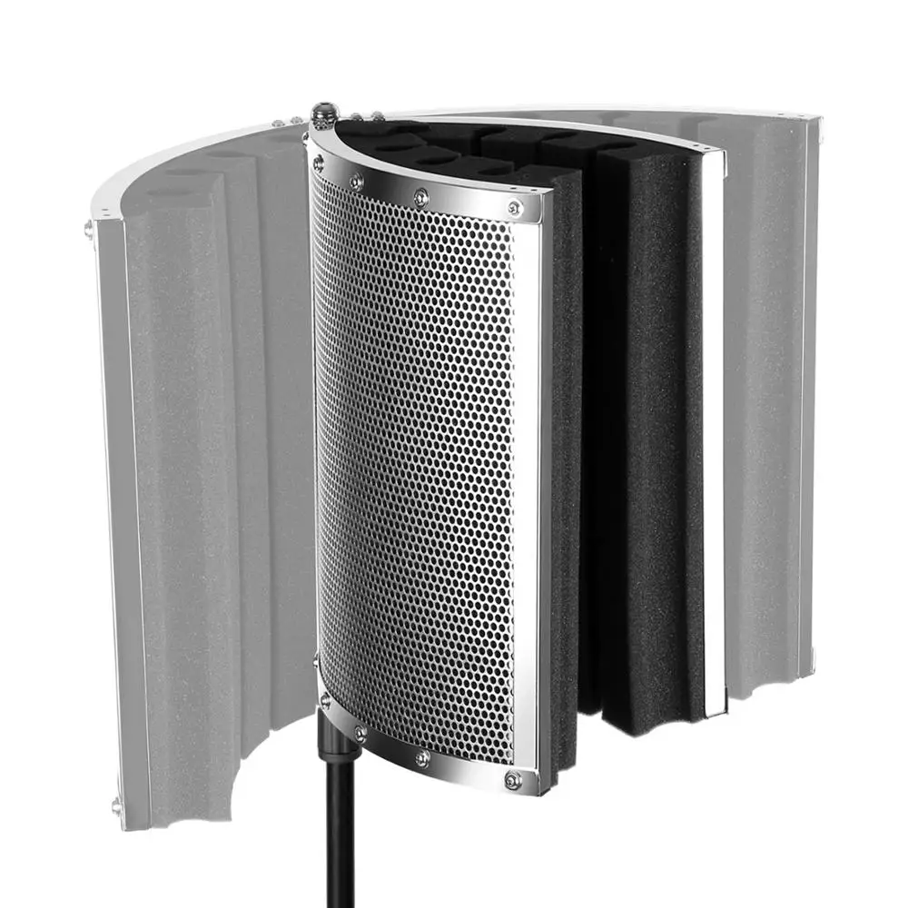 Складной микрофон Neewer акустический изоляционный щит из легкого металлического