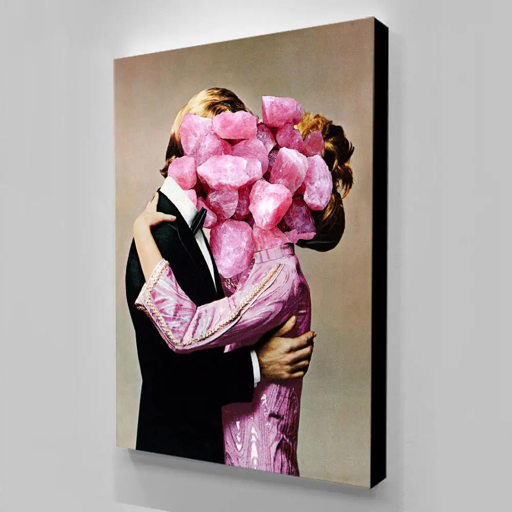 Странные парные холсты HD постер поп арт Настенная картина холст живопись