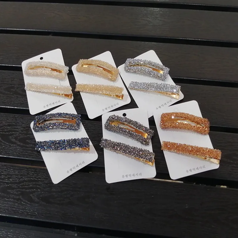 Весна и лето 2020 новый набор шпильки со стразами Утконос челка заколка аксессуары