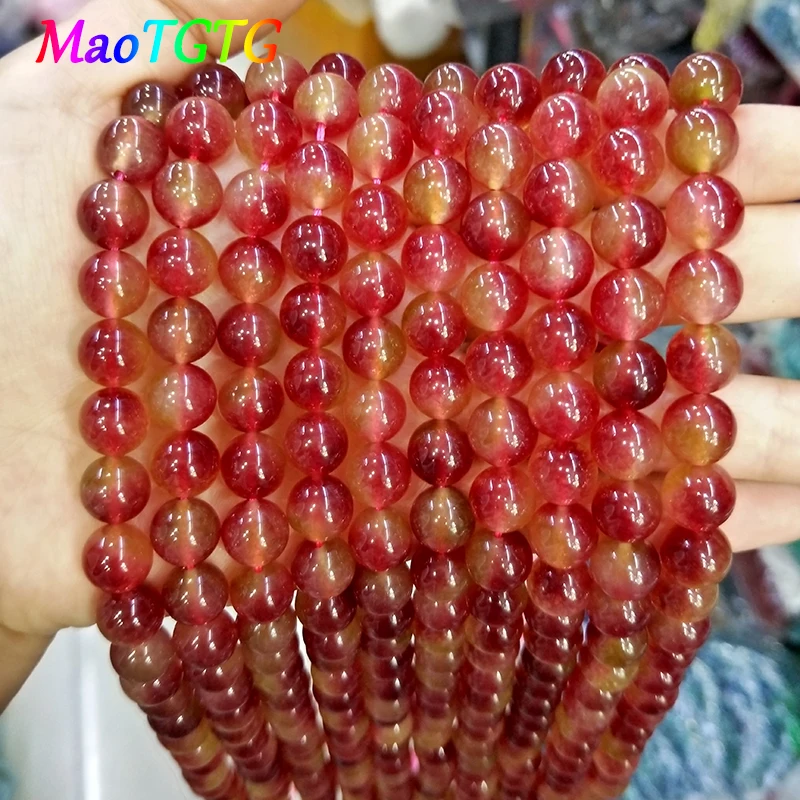 Подлинный арбуз искусственное ожерелье для изготовления ювелирных изделий