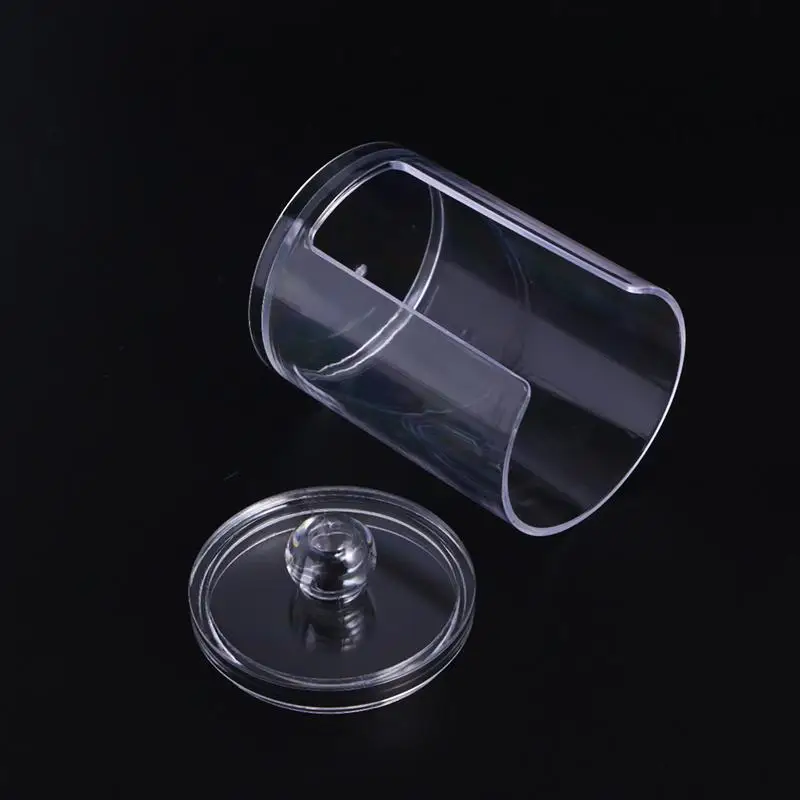 Прозрачный хлопковый тампон пластиковый контейнер для косметики держатель