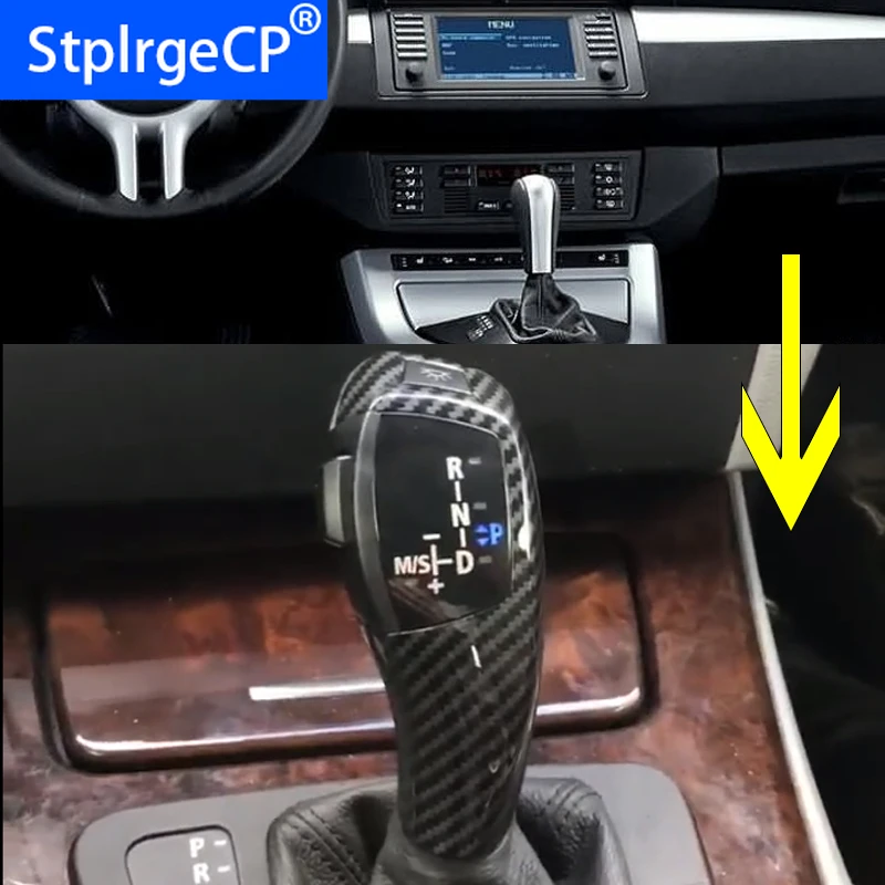 Новинка 2019 г светодиодный светодиодная ручка переключения передач для BMW X5 2004 2005