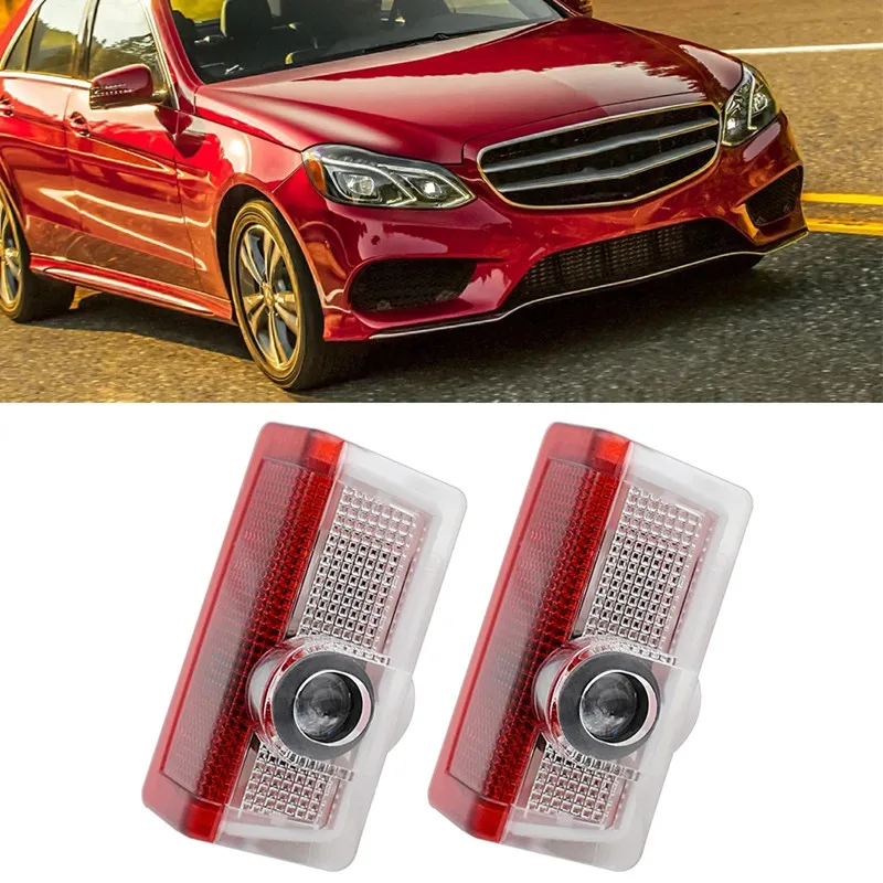 

Tcart 2pcs LED Lights Car Door Laser Light Special Door Light Projection Light Modified Welcome Light For Mercedes-Benz C-Class