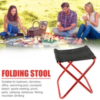 portable fishing mate fold chair ultralight outdoor camping chair aluminum alloy folding stool with storage bag