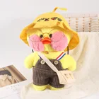 1 шт. изысканные вязаные подтяжки для брюк, аксессуары для одежды сделай сам для эстетики 30 см, плюшевые игрушки из желтой утки LaLafanfan Mimi