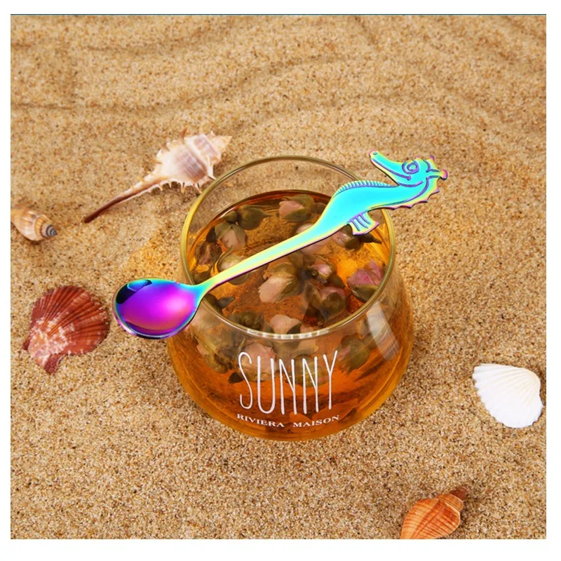 Кофейная ложка из нержавеющей стали Креативные кухонные ложки для морского