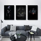 Животные искусство черный леопард пантера Холст Живопись стены картины для гостиной стены Искусство плакаты печатные планшетов