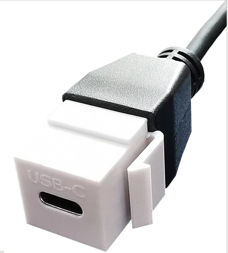 

USB 2.0 USB type-C female cable socket with buckle panel cable USB wall plug in panel cable 0.2m cable
