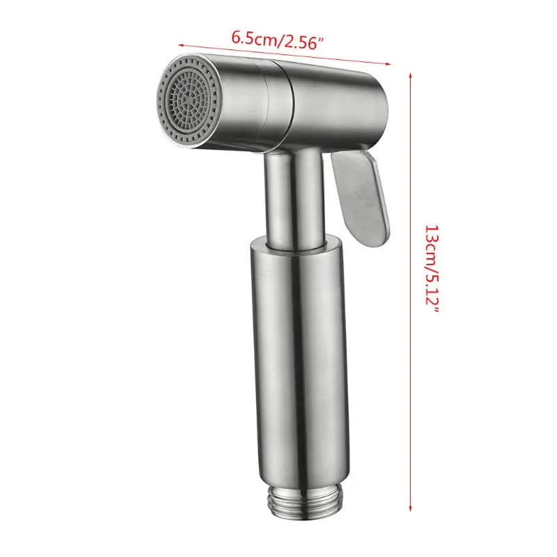 

2020 New Stainless Steel Bidet Toilet Spray Gun Handheld Diaper Sprayer Hand Shower Head