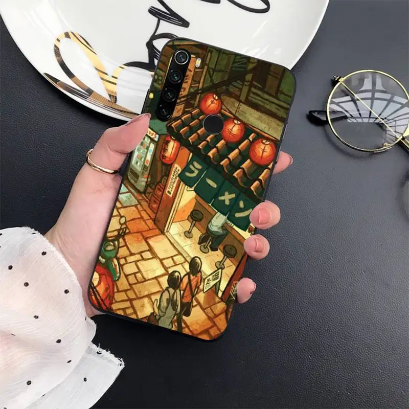 

Ukiyo-e Tokyo Japanese Art Phone Case For Xiaomi Redmi 7 8 9t a3Pro 9se k20 mi8 max3 lite 9 note 9s 10 pro