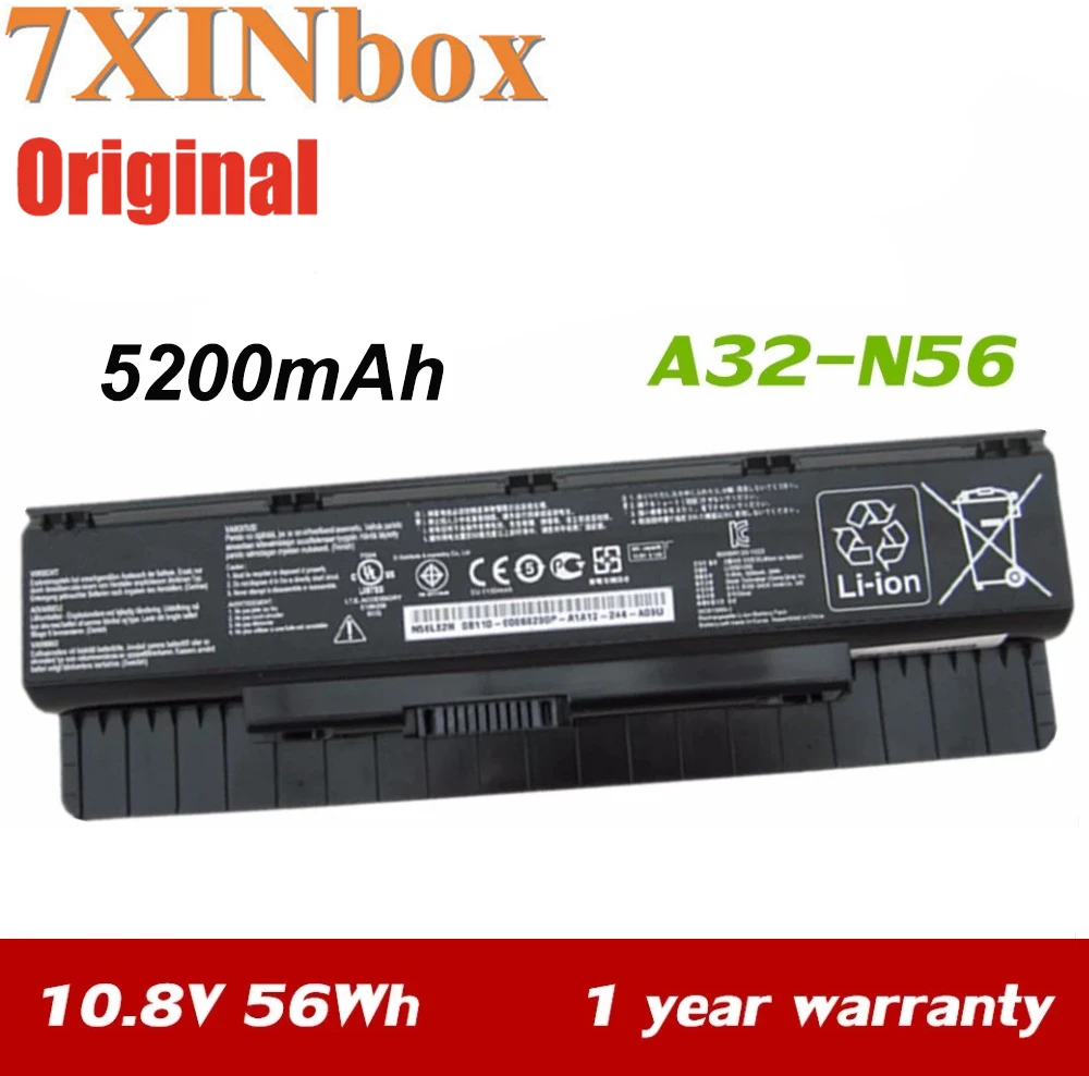 7XINbox 10 8 V первоначально A31 N56 A33 A32 Аккумулятор для ноутбука ASUS N46 N46V N46VJ N46VM N46VZ N56V N56VJ