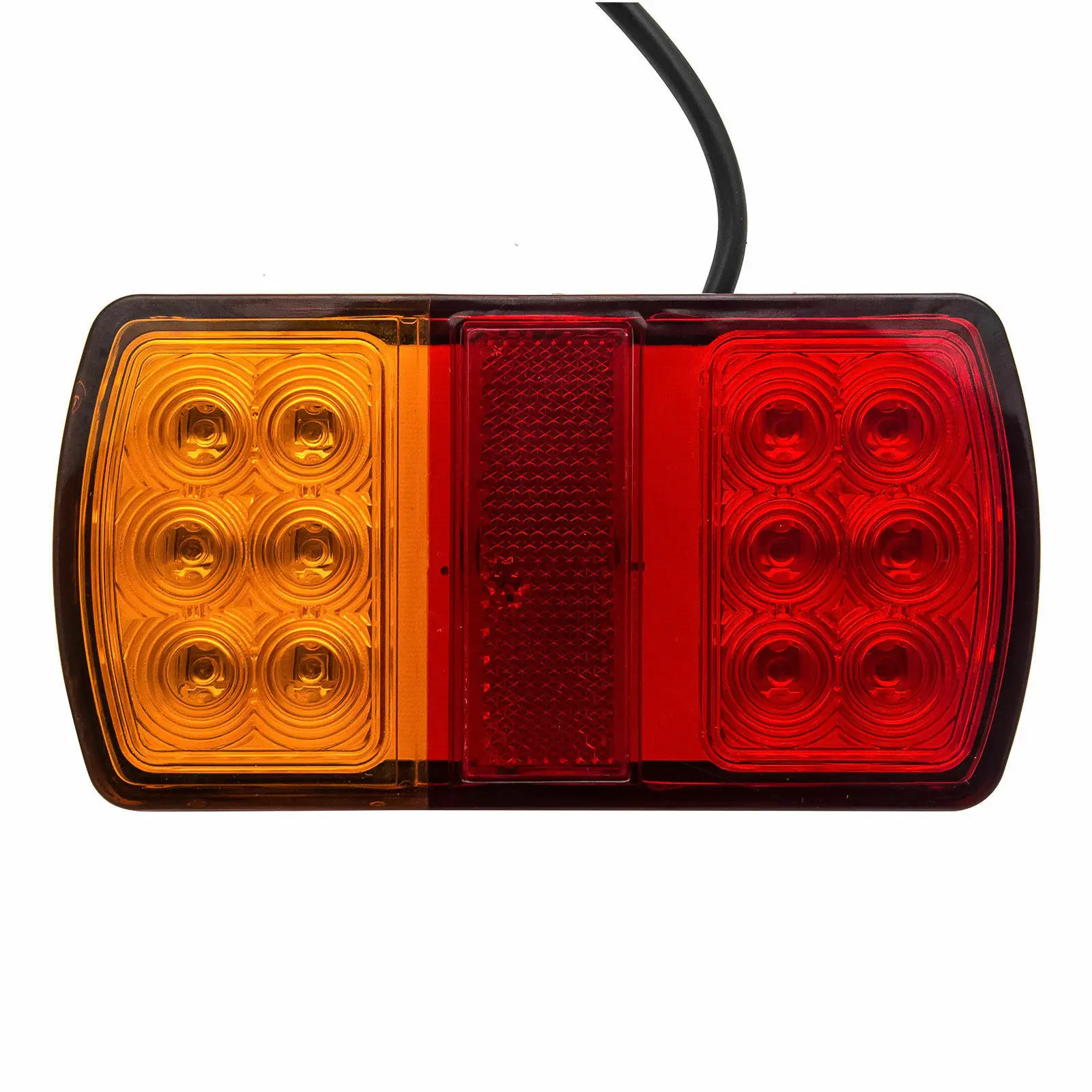 1 пара 12 В/24 В водонепроницаемый светодиодный задний фонарь s трейлер грузовик