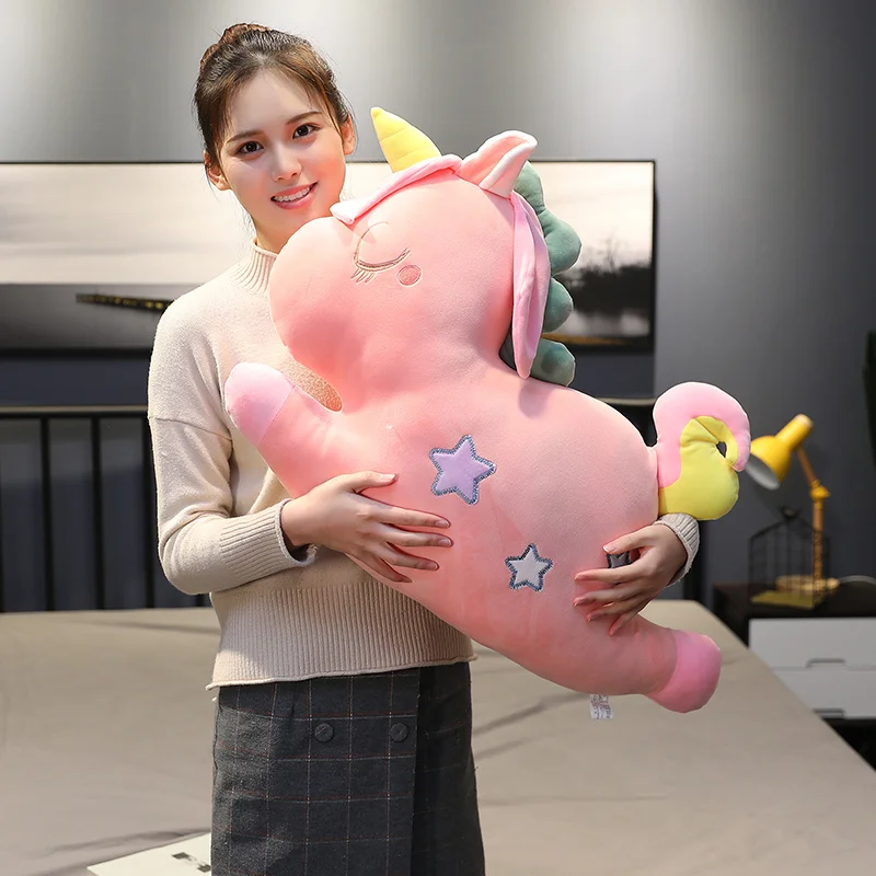 Huggable Новая мягкая Милая Подушка динозавра слона и единорога плюшевая подушка