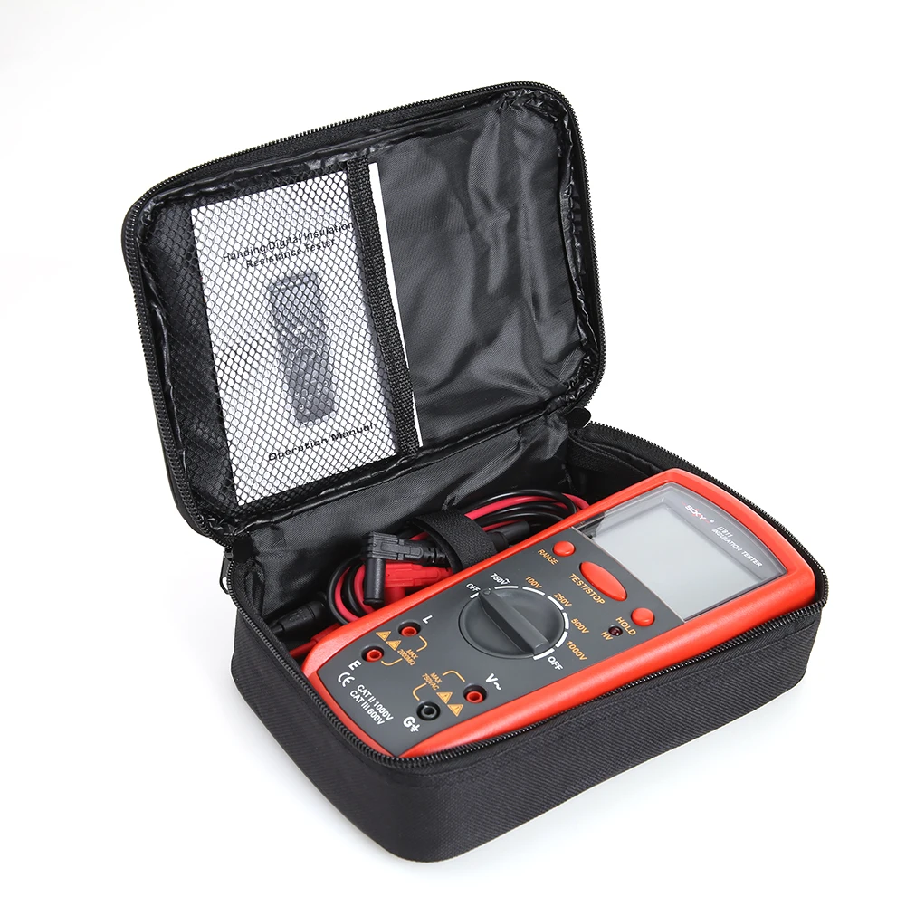 

IT811 Auto-Range Insulation Resistance Meter Digital Megger Ohmmeter Tester LCD Insulation Measurement Tools