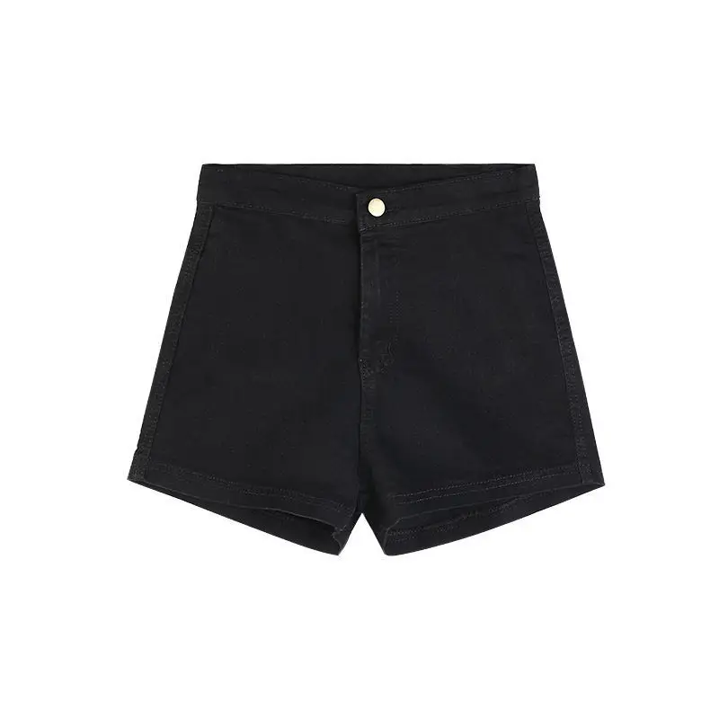 

New hot pants women's summer high waist sexy black tight shorts