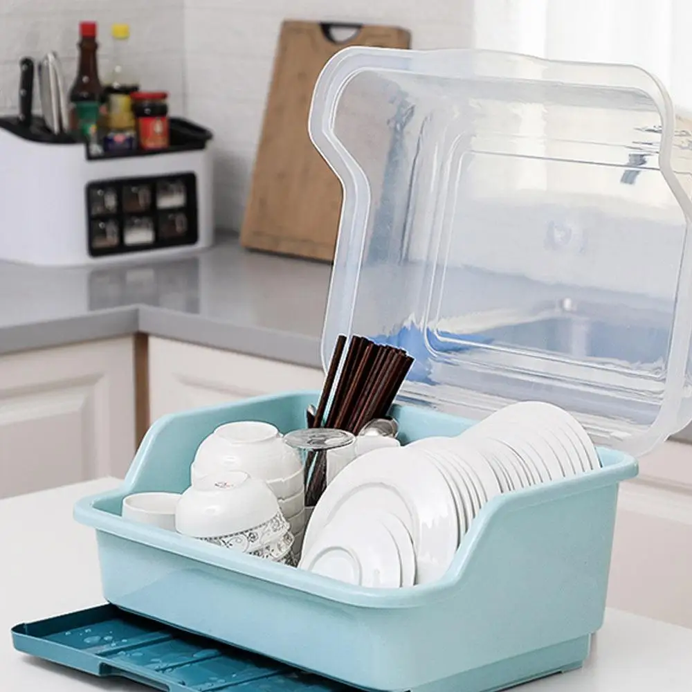 Кухонный пластиковый шкаф с крышкой миска сливная полка коробка для хранения