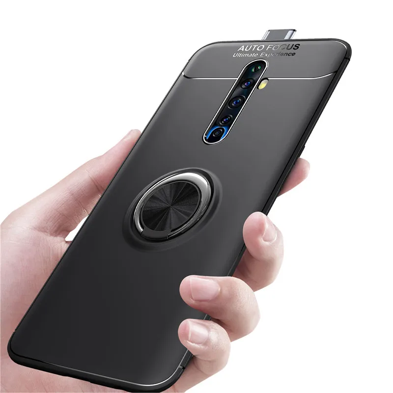 Мягкий Силиконовый противоударный чехол для OPPO Realme X2 Pro автомобиля магнитное
