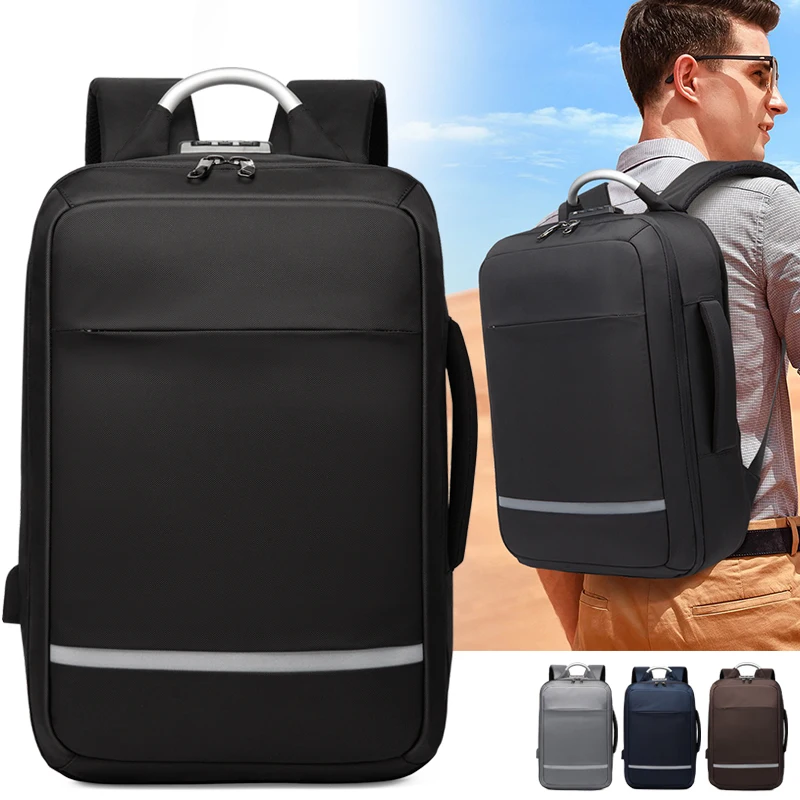 

Водонепроницаемый бизнес 15,6 16 дюймов рюкзак для ноутбука, Женский USB ноутбук дорожные сумки для мужчин Анти-кражи школьный рюкзак Mochila чехол